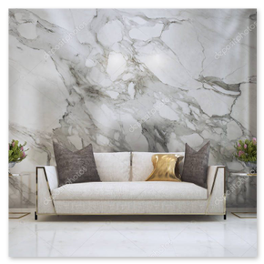 Wohnzimmer mit feinem Strukturputz