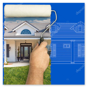 Fassade nach dem Anstrich