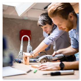 Teamarbeit mit Fachbetrieben