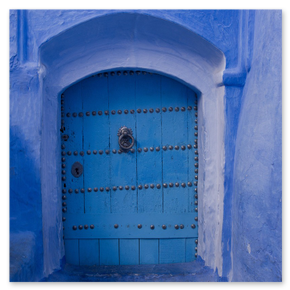 Geschliffene und lackierte Türzarge