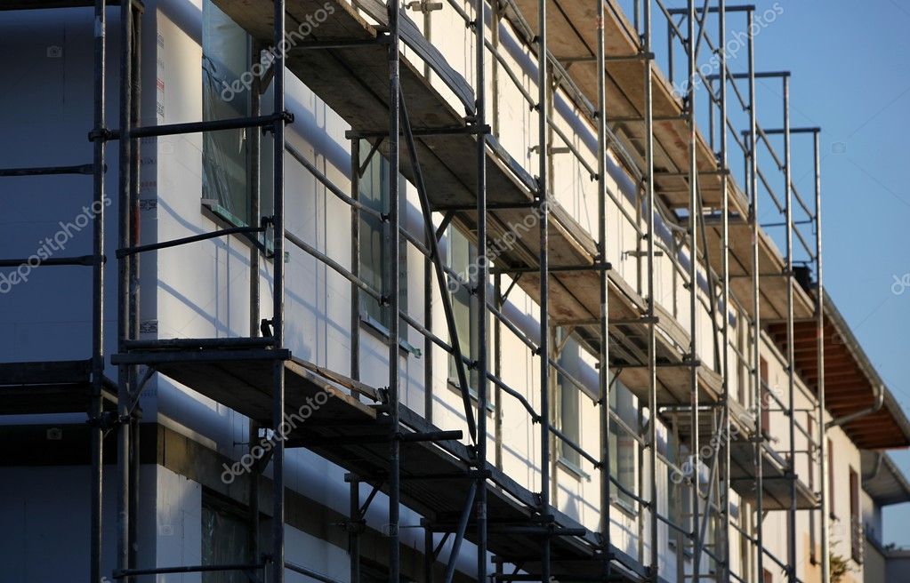 Fassadenrenovierung an Einfamilienhaus