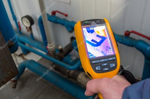 Thermografie und Feuchtemessung an Innenwand